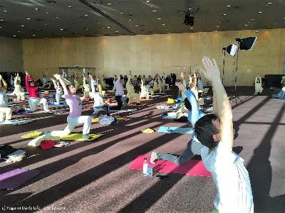 Ejercicios taller de yoga